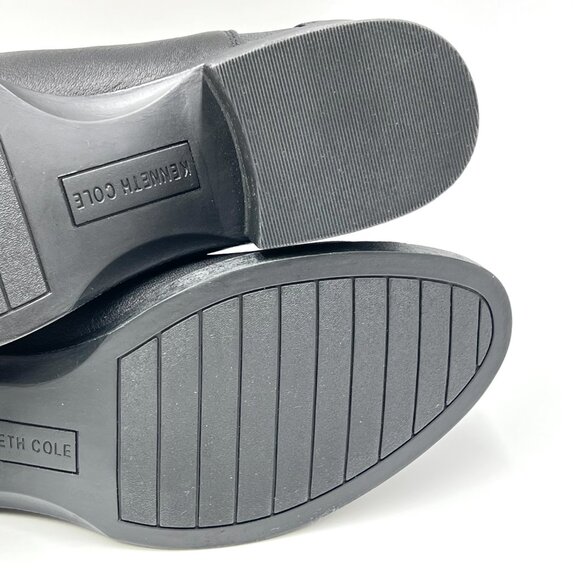 Kenneth Cole Womens Size 9 Levon Black‎ Leather Chelsea Ankle Boots Shoes - Picture 9 of 12